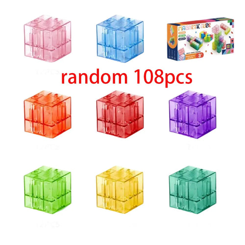 Magnetic Blocks-Build Mine Magnet World Set