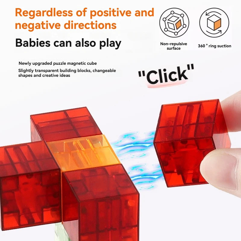 Magnetic Blocks-Build Mine Magnet World Set