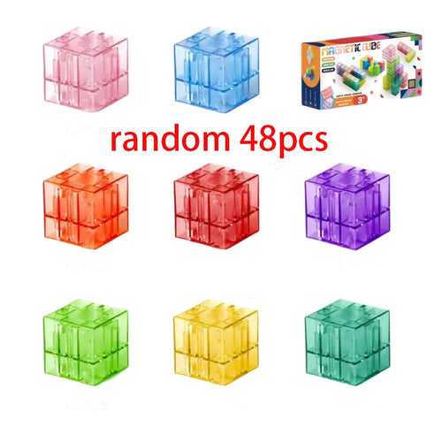 Magnetic Blocks-Build Mine Magnet World Set