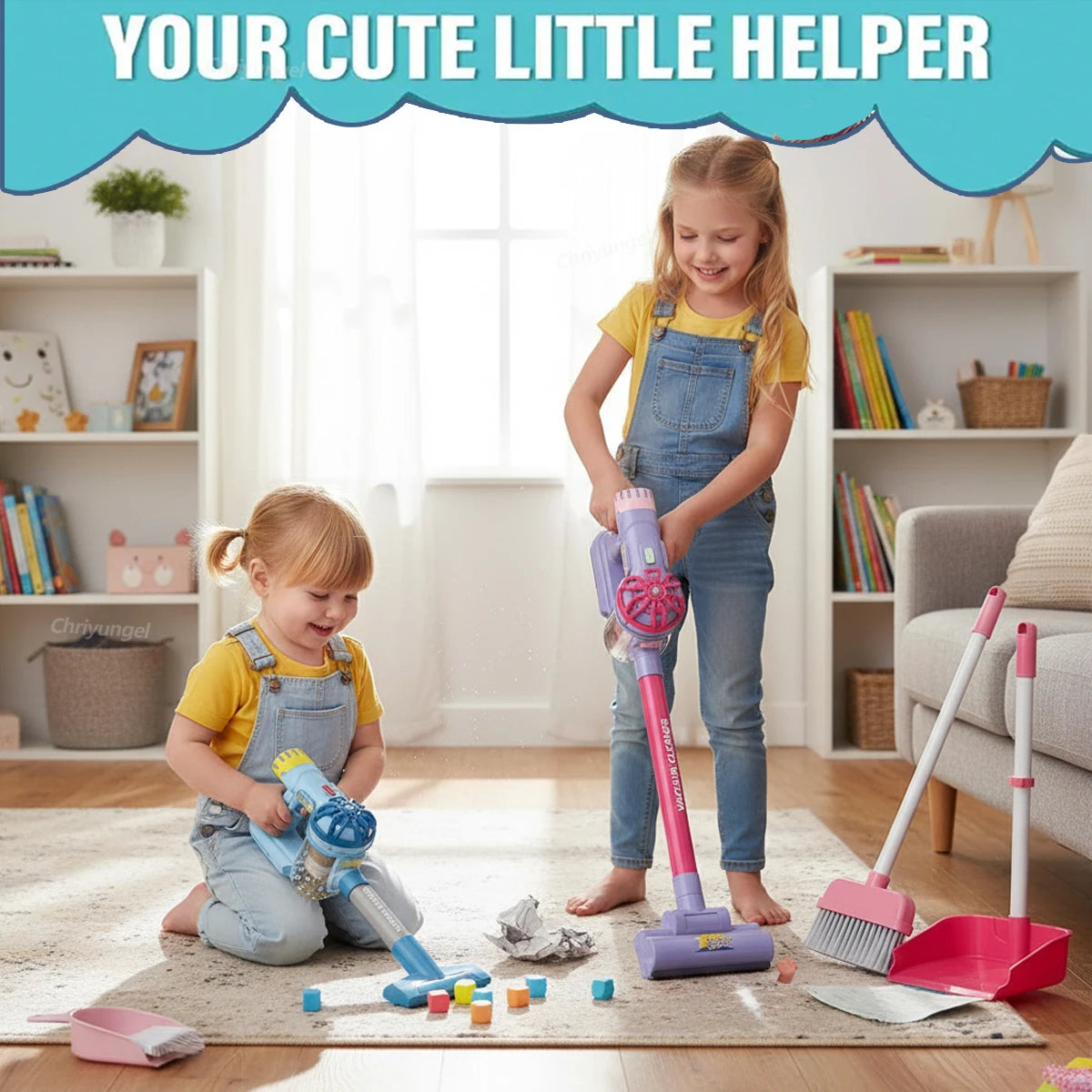 Kids Vacuum Cleaner Toy Set