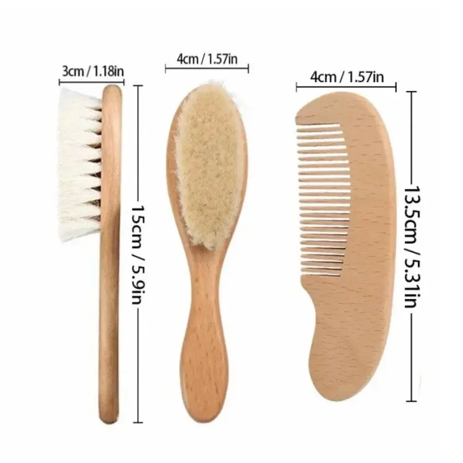 Baby Wood Brush Comb