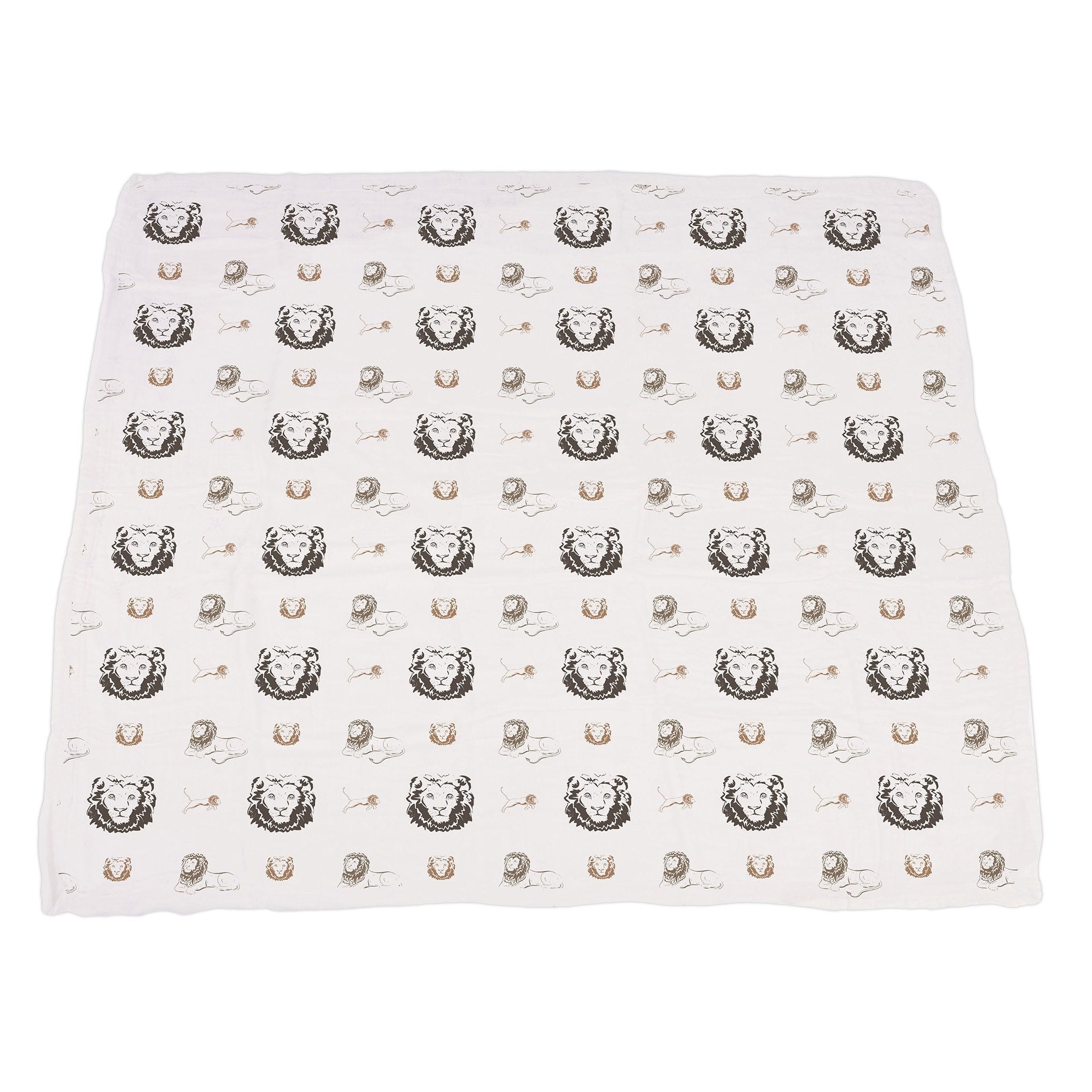 Lion, Rhinos and Elephants Bamboo Newcastle Blanket